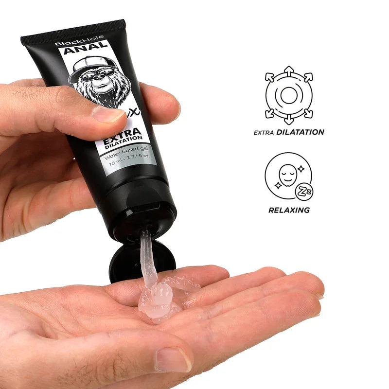 BLACK HOLE - GEL BASE AGUA DILATACIÓN ANAL 70 ML - Nuvica