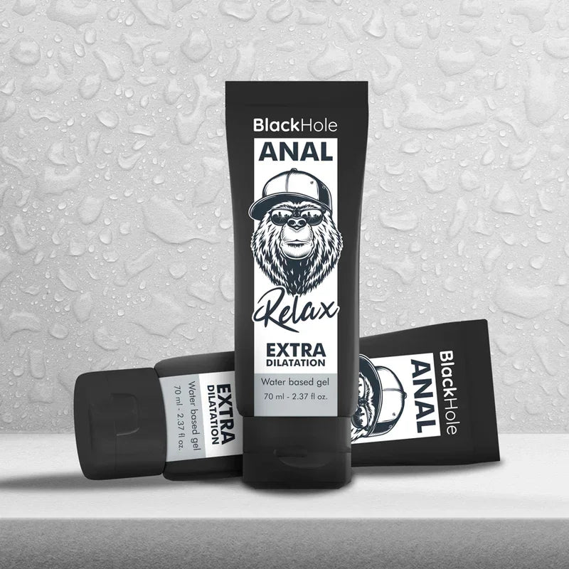 BLACK HOLE - GEL BASE AGUA DILATACIÓN ANAL 70 ML - Nuvica