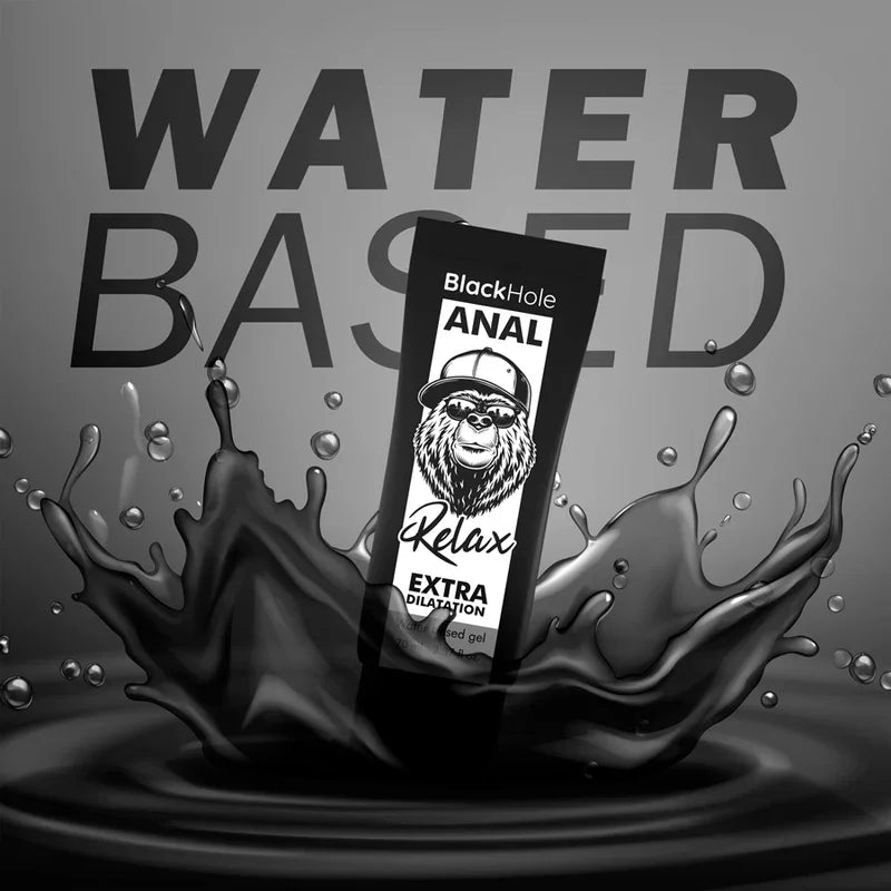 BLACK HOLE - GEL BASE AGUA DILATACIÓN ANAL 70 ML - Nuvica