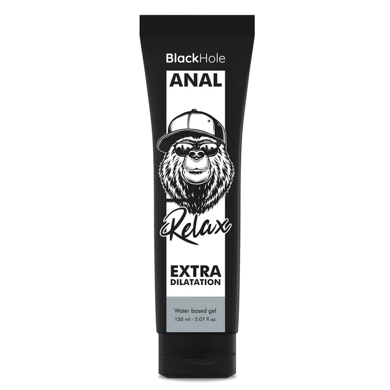 BLACK HOLE - GEL BASE AGUA DILATACIÓN ANAL 150 ML - Nuvica