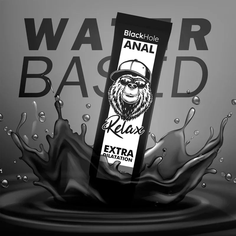 BLACK HOLE - GEL BASE AGUA DILATACIÓN ANAL 250 ML - Nuvica