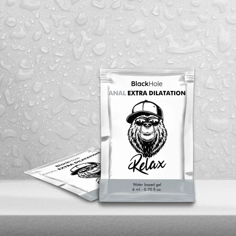 BLACK HOLE - GEL BASE AGUA DILATACIÓN ANAL 6 ML MONODOSIS - Nuvica