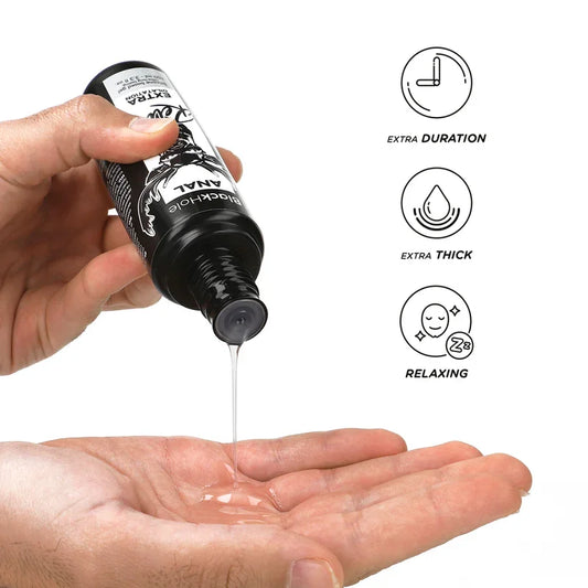 BLACK HOLE - BASE SILICONA CONCENTRADA DILATACIÓN ANAL 100 ML - Nuvica