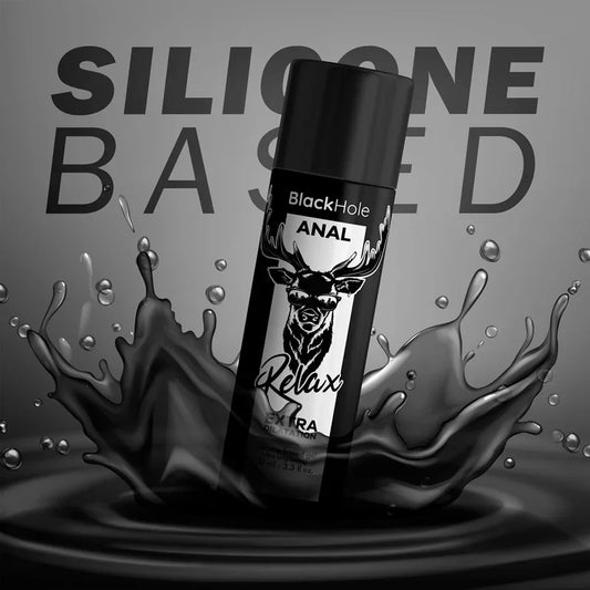 BLACK HOLE - BASE SILICONA CONCENTRADA DILATACIÓN ANAL 100 ML - Nuvica
