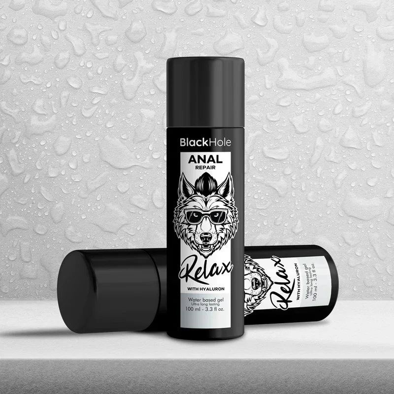 BLACK HOLE - ANAL REPAIR BASE AGUA RELAX CON HYALURON 100 ML - Nuvica