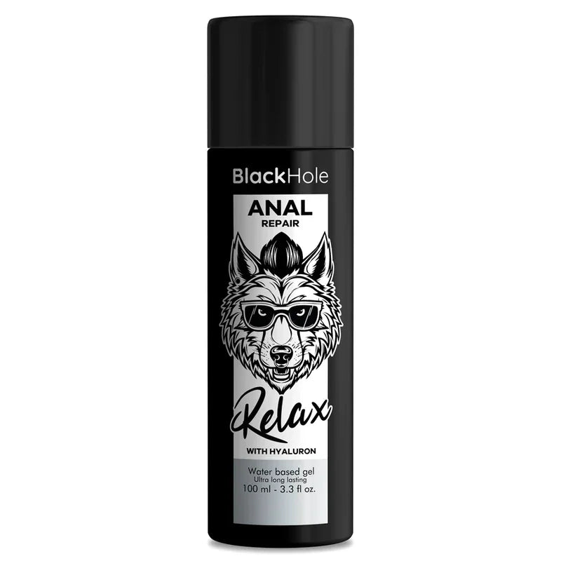 BLACK HOLE - ANAL REPAIR BASE AGUA RELAX CON HYALURON 100 ML - Nuvica