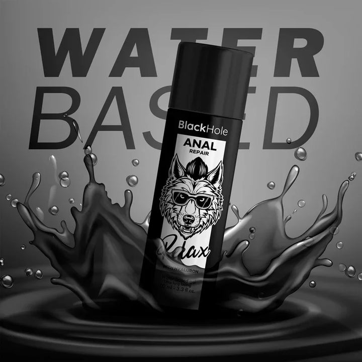 BLACK HOLE - ANAL REPAIR BASE AGUA RELAX CON HYALURON 100 ML - Nuvica