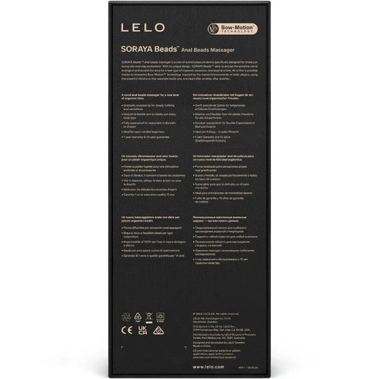 LELO - SORAYA BEADS MASAJEADOR ANAL VIOLETA - Nuvica