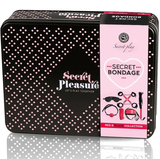 SECRETPLAY - BDSM SET 6 PIEZAS RED COLLECTION - Nuvica