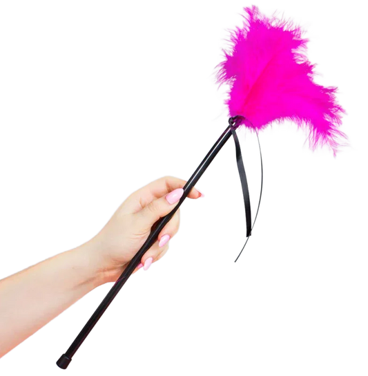 SECRETPLAY - PLUMERO PLUMAS ROSA 40 CM - Nuvica