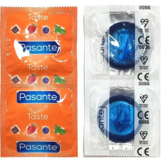PASANTE - PRESERVATIVO SABOR ARANDANO BOLSA 144 UNIDADES - Nuvica