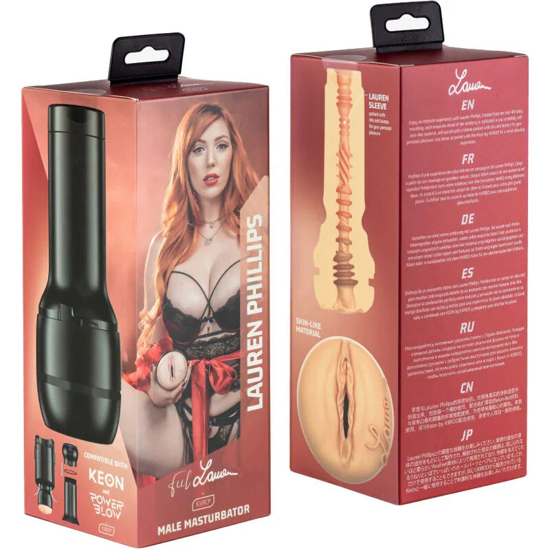 KIIROO - FEEL LAUREN PHILLIPS STARS COLLECTION STROKERS POWERBLOW COMPATIBLE - Nuvica