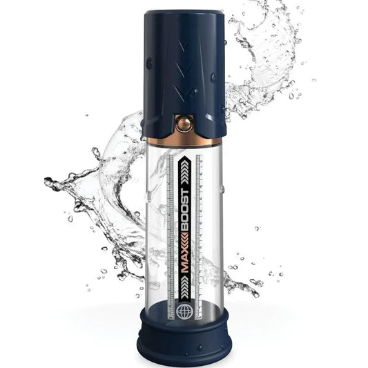 PUMP WORX - BOMBA DE ERECCION MAX BOOST AZUL - Nuvica