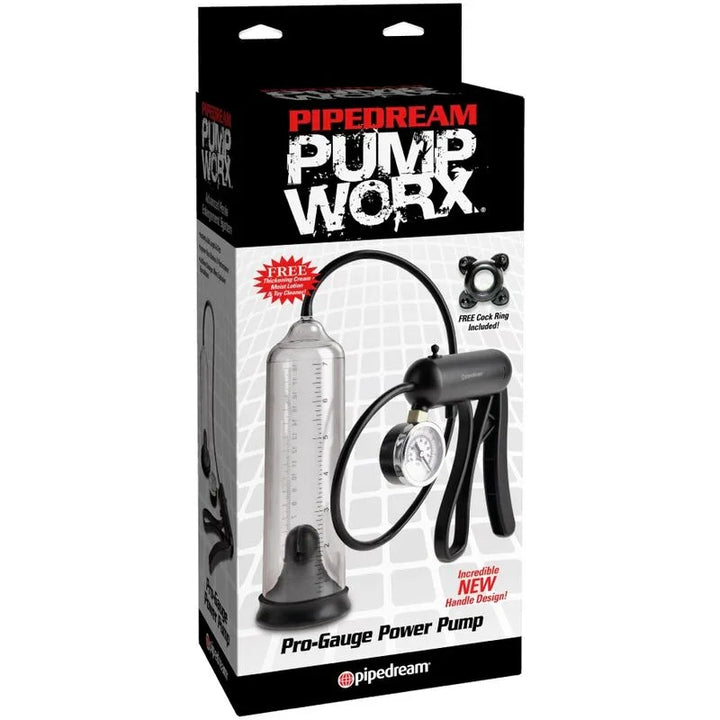 PUMP WORX - BOMBA DE POTENCIA PRO-GAUGE TRANSPARENTE - Nuvica