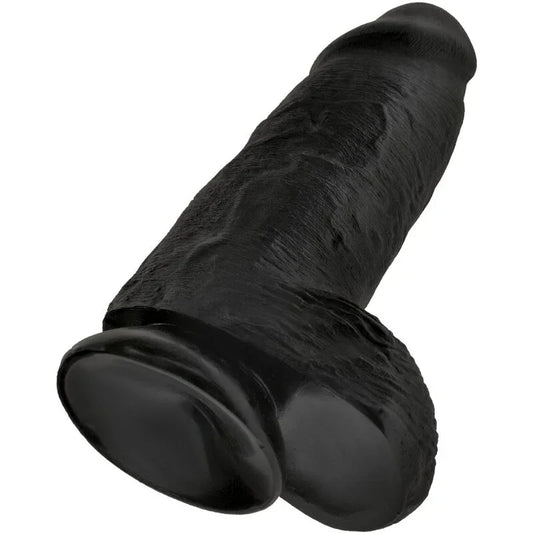 KING COCK - PENE REALÍSTICO CHUBBY 23 CM NEGRO - Nuvica