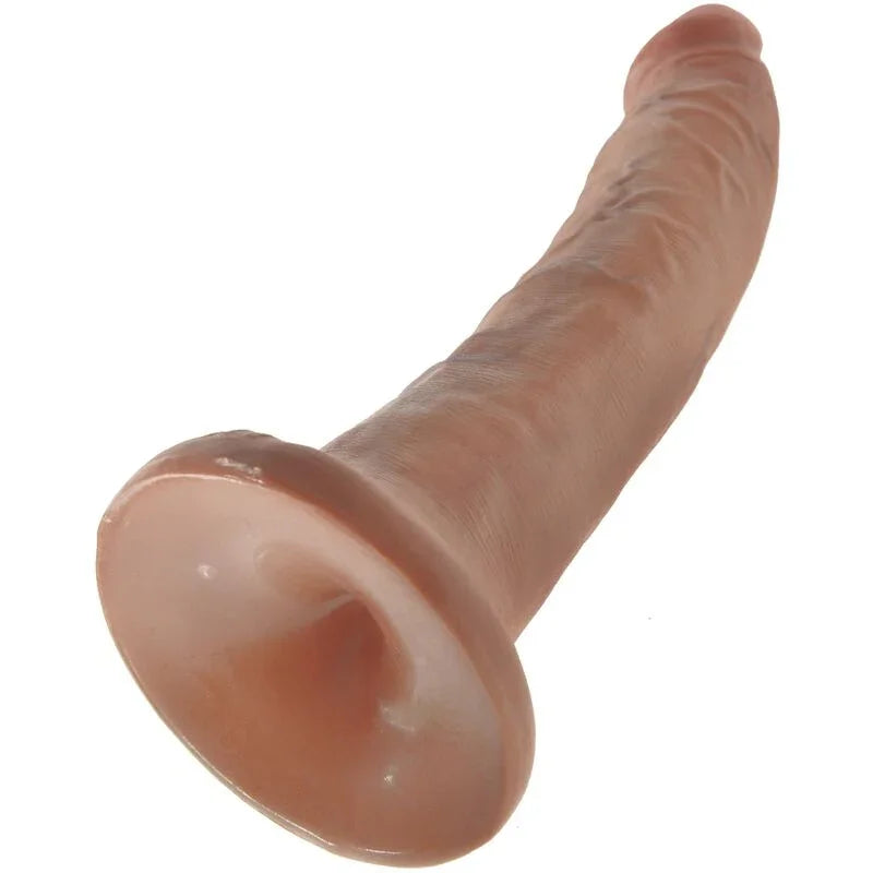 KING COCK - PENE REALÍSTICO 17.5 CM CARAMELO - Nuvica