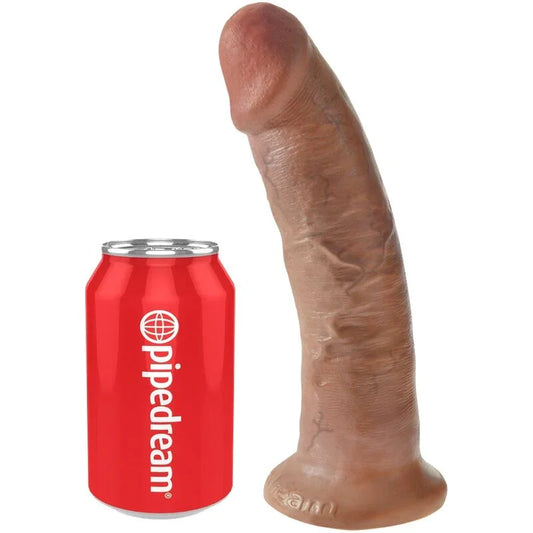 KING COCK - PENE REALÍSTICO 21.7 CM CARAMELO - Nuvica