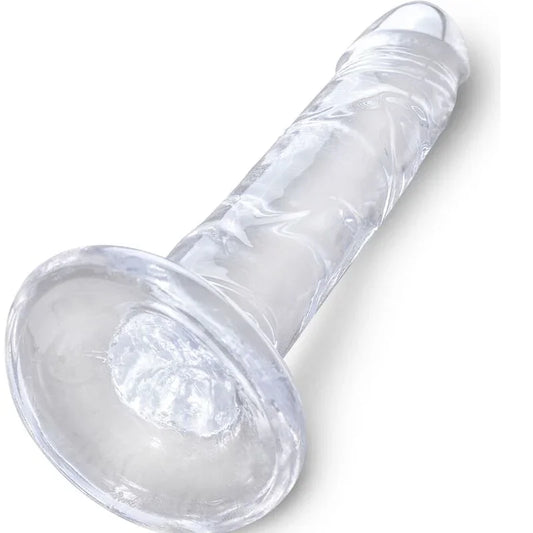 KING COCK - CLEAR PENE REALÍSTICO 15.5 CM TRANSPARENTE - Nuvica