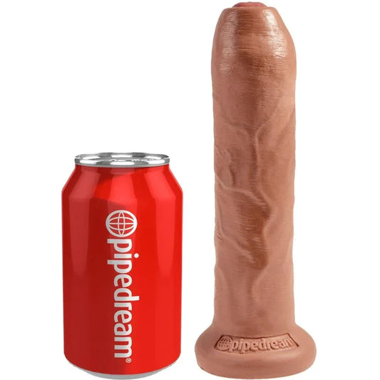 KING COCK - PENE REALÍSTICO CON PREPUCIO 17.8 CM CARAMELO - Nuvica