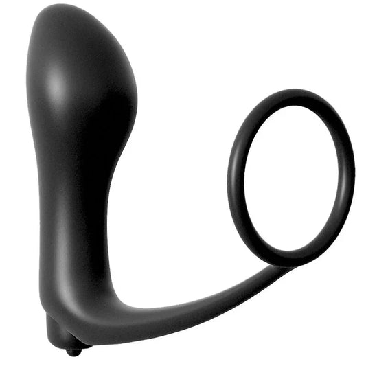 ANAL FANTASY ELITE COLLECTION - PLUG VIBRADOR ASS-GASM COCKRING - Nuvica