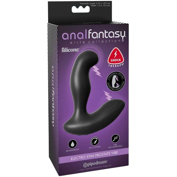 ANAL FANTASY ELITE COLLECTION - MASAJEADOR PROSTÁTICO VIBRADOR ELECTRO STIM - Nuvica
