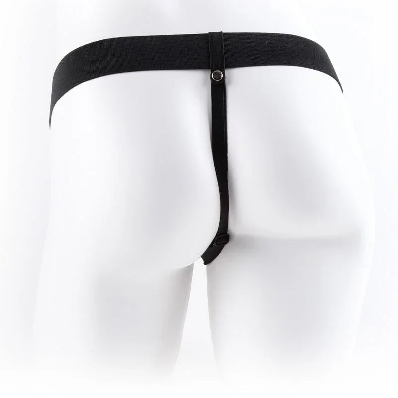 FETISH FANTASY SERIES - ARNÉS AJUSTABLE CONTROL REMOTO PENE REALÍSTICO CON TESTÍCULOS 23 CM - Nuvica