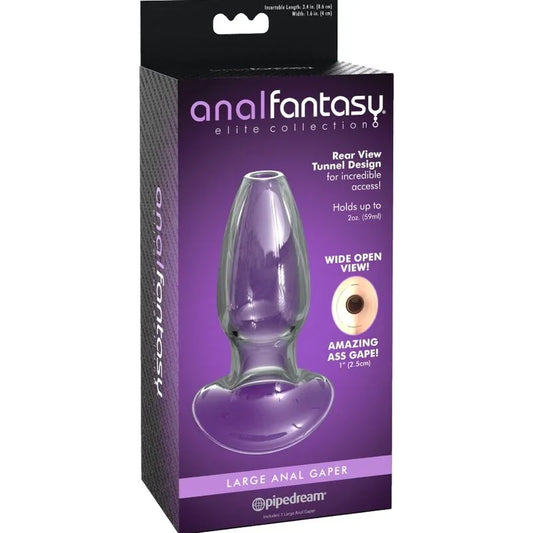 ANAL FANTASY ELITE COLLECTION - DILATADOR ANAL GAPER CRISTAL TALLA M - Nuvica