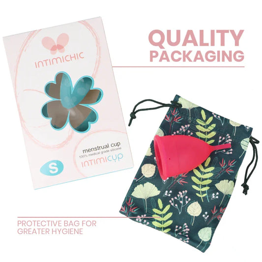 INTIMICHIC - COPA MENSTRUAL SILICONA MEDICA - TALLA S - Nuvica