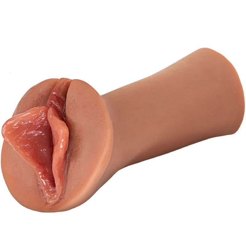 FETISH FANTASY EXTREME - MASTURBADOR MASCULINO SILICONA LUSCIOUS LIPS CARAMELO - Nuvica