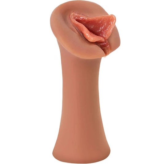 FETISH FANTASY EXTREME - MASTURBADOR MASCULINO SILICONA LUSCIOUS LIPS CARAMELO - Nuvica