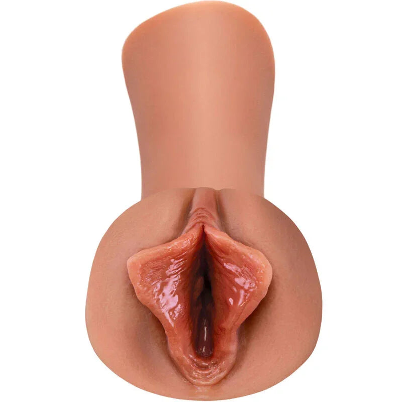 FETISH FANTASY EXTREME - MASTURBADOR MASCULINO SILICONA LUSCIOUS LIPS CARAMELO - Nuvica