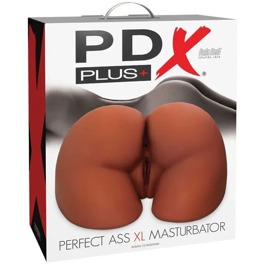 PDX PLUS - MASTURBADOR PERFECT ASS XL DOBLE ENTRADA MARRON - Nuvica