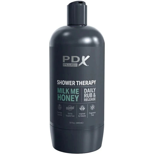 PDX PLUS - MASTURBADOR STROKER DISEÑO DISCRETO DE BOTE CHAMPU MILK ME HONEY - Nuvica