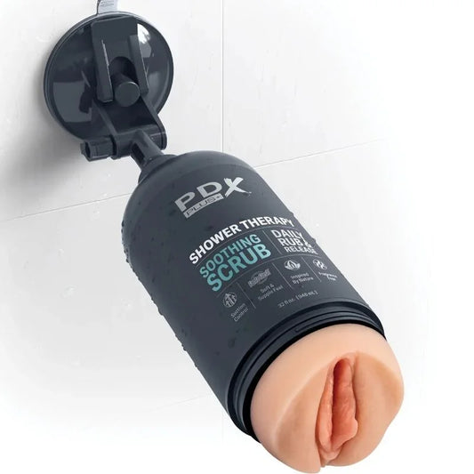 PDX PLUS - MASTURBADOR STROKER DISEÑO DISCRETO DE BOTE CHAMPU SOOTHING SCRUB - Nuvica