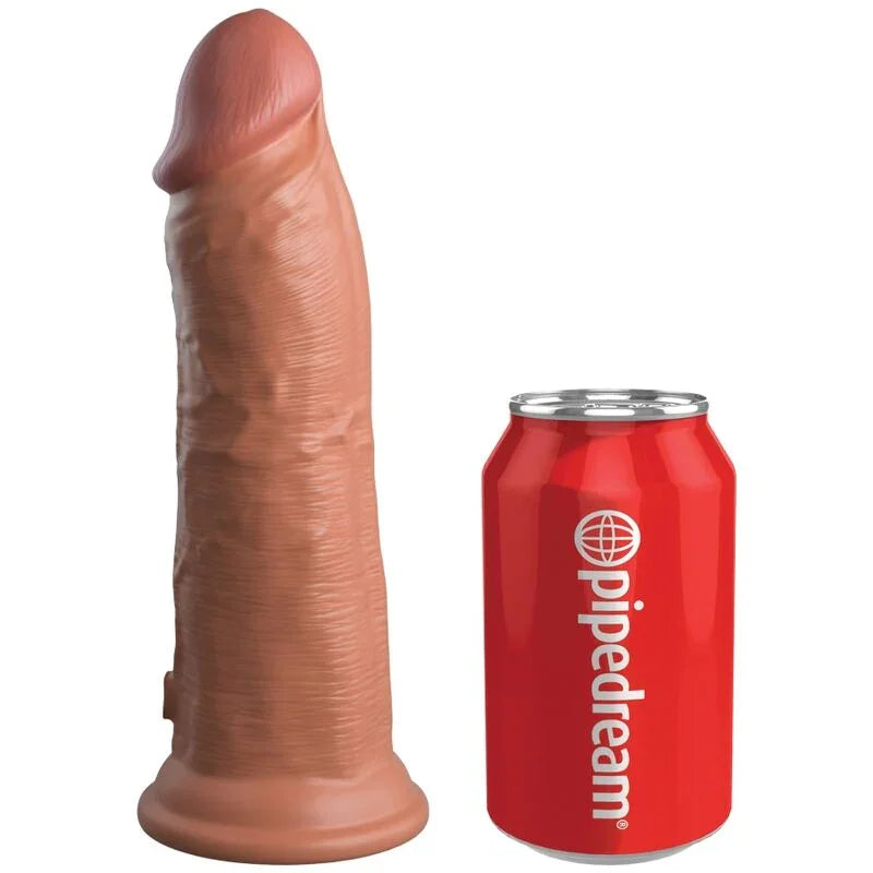 KING COCK - ÉLITE DILDO REALÍSTICO SILICONA 20.3 CM CARAMELO - Nuvica