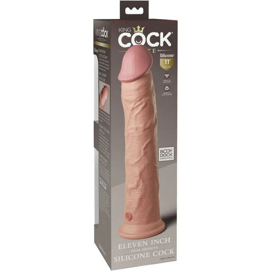 KING COCK - ÉLITE DILDO REALÍSTICO SILICONA 28 CM - Nuvica