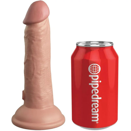 KING COCK - ÉLITE DILDO REALÍSTICO VIBRADOR & SILICONA 15.2 CM - Nuvica