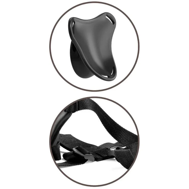 KING COCK - ÉLITE ARNÉS AJUSTABLE PARA PRINCIPIANTES CON DILDO 15.2 CM - Nuvica
