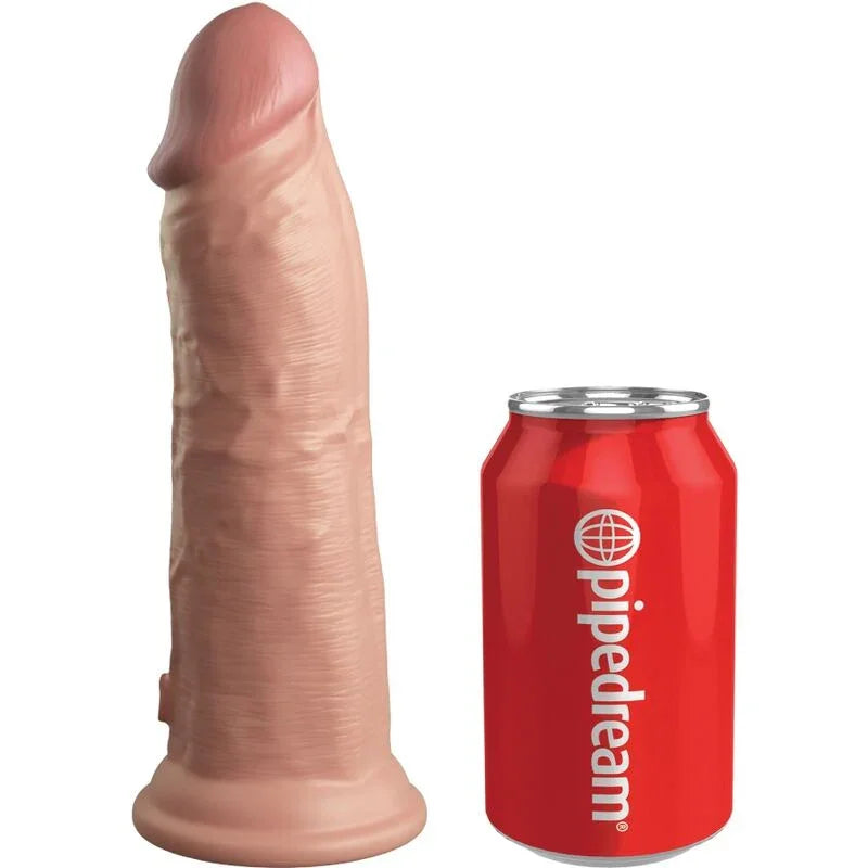 KING COCK - ELITE KIT ARNES AJUSTABLE DELUXE ANILLO CON TESTICULOS & DILDO 20.3 CM - Nuvica