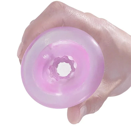 PRETTY LOVE - MASTURBADOR MASCULINO FANTASY ESPIRAL INTERNA Y BOLAS TRANSPARENTE - Nuvica
