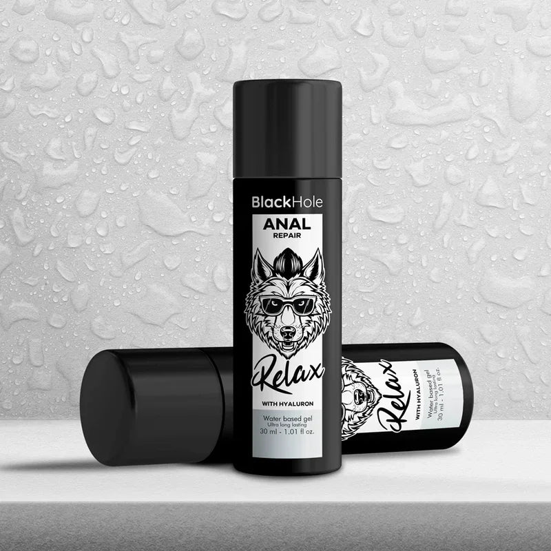 BLACK HOLE - ANAL REPAIR BASE AGUA RELAX CON HYALURON 30 ML - Nuvica