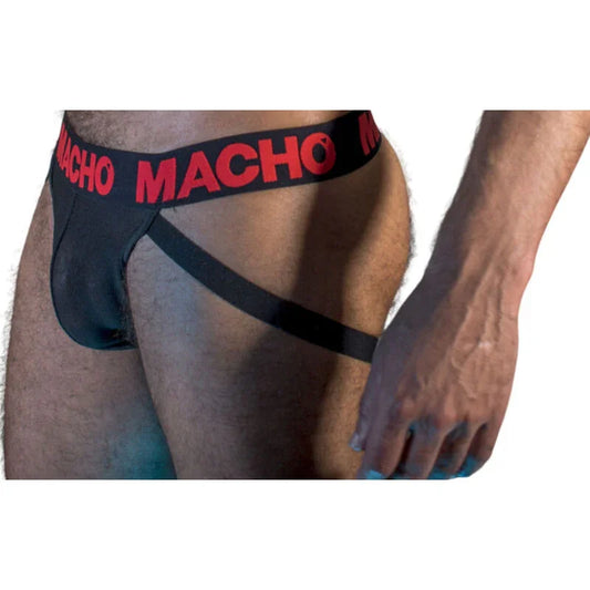 MACHO - MX26X2 JOCK NEGRO/ROJO S - Nuvica