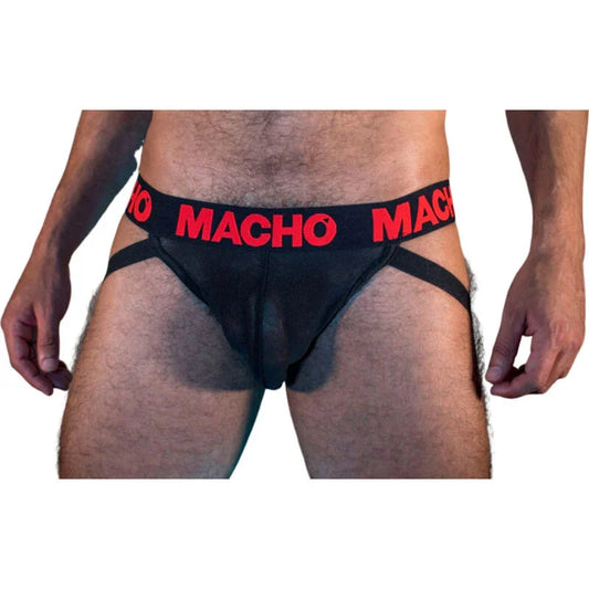 MACHO - MX26X2 JOCK NEGRO/ROJO S - Nuvica