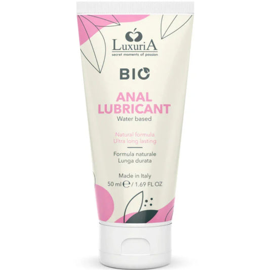 INTIMATELINE - LUXURIA BIO LUBRICANTE ANAL BASE AGUA 50 ML - Nuvica