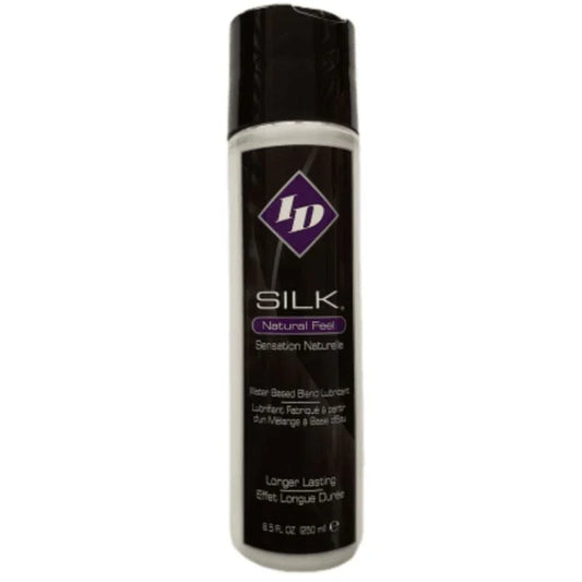 ID SILK - LUBRICANTE BASE AGUA Y SILICONA NATURAL FEEL 250 ML - Nuvica