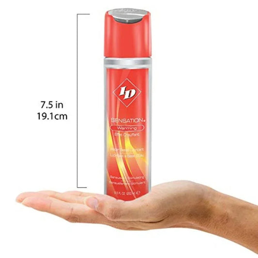ID SENSATION - LUBRICANTE BASE AGUA EFECTO CALOR 250 ML - Nuvica