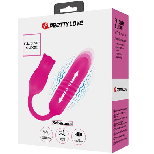 PRETTY LOVE - NOBIKUMA BALA VIBRADORA DE SILICONA ROSA - Nuvica