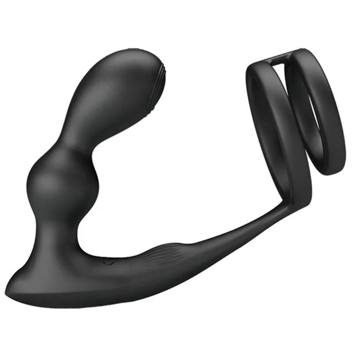 PRETTY LOVE - MARSHALL ANILLO PARA PENE + PLUG ANAL VIBRATORIO & CONTROL REMOTO - Nuvica