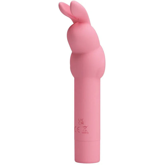PRETTY LOVE - GERARDO VIBRADOR DE SILICONA CONEJO ROSA - Nuvica