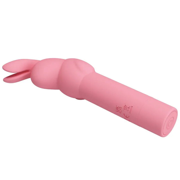 PRETTY LOVE - GERARDO VIBRADOR DE SILICONA CONEJO ROSA - Nuvica